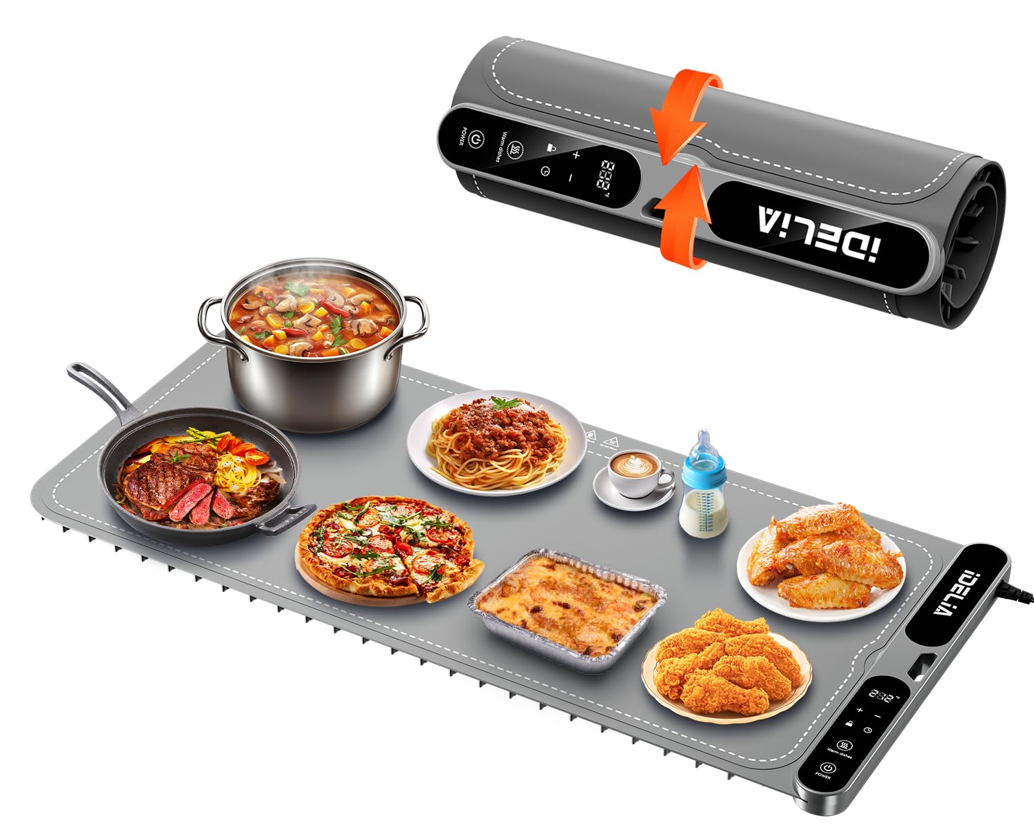 Tapis chauffant électrique de cuisine pour de parfaits buffets
