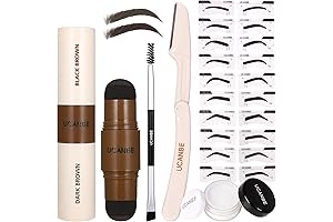 25PCS Eyebrow Stamp Stencil Kit: Elevate Your Brow Game