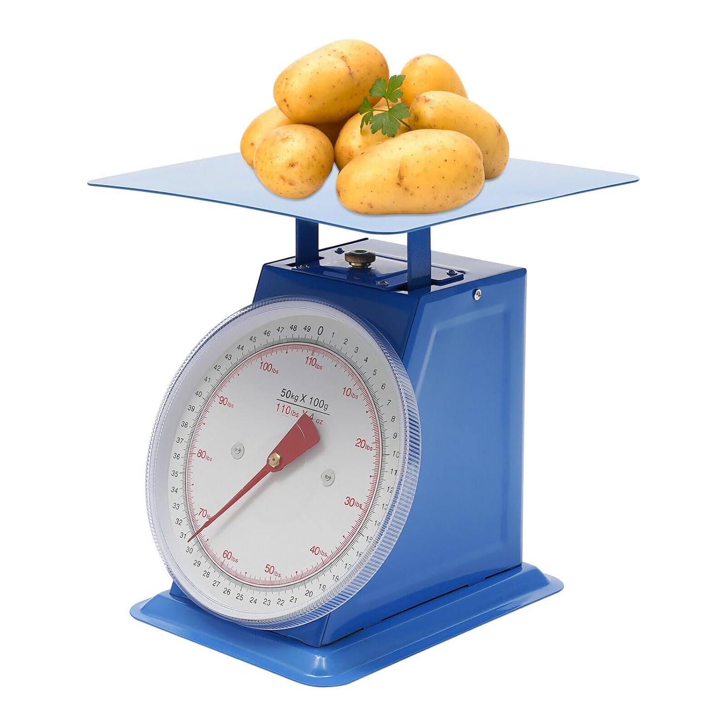 110LBS Heavy Duty Portion-Control Mechanical Kitchen Food Industrial Dial Scale