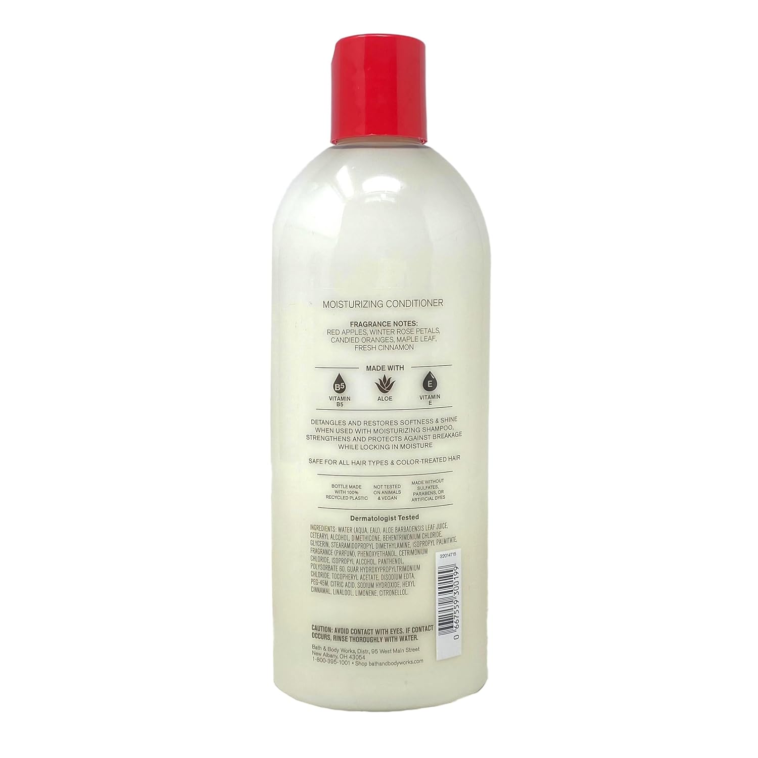 Bath & Body Works Winter Candy Apple Shampoo and Conditioner Bundle with a Natural Oats Bar Soap