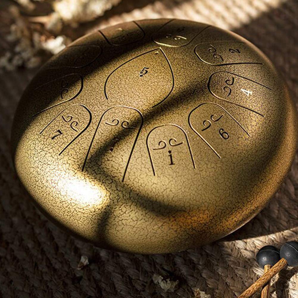 Amazon.co.jp: Cキー13ノート12インチ打楽器ハンドパンスチールハンド