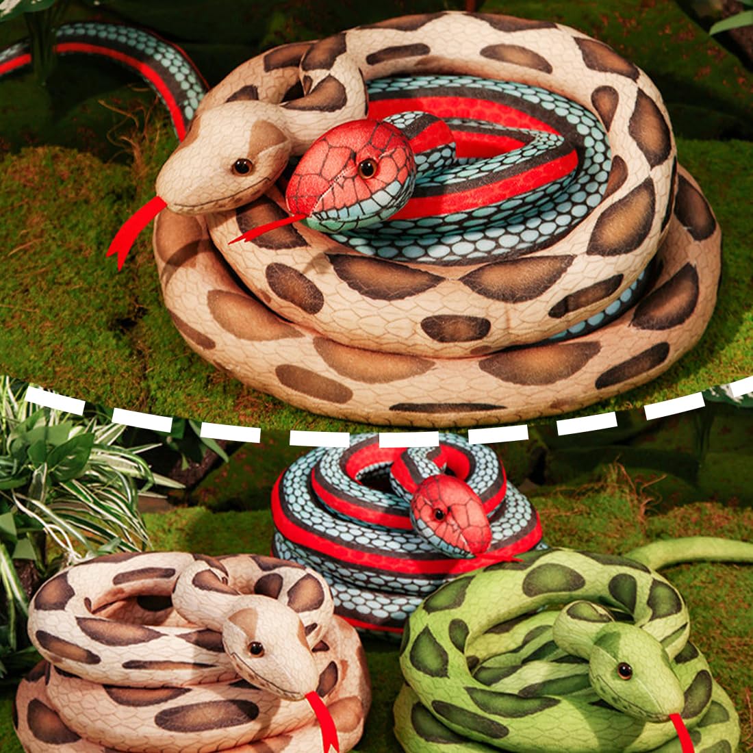 レア特大アナコンダリアルぬいぐるみ 全長約7m20cm レア特大アナコンダリアルぬいぐるみ 全長約7m20cm