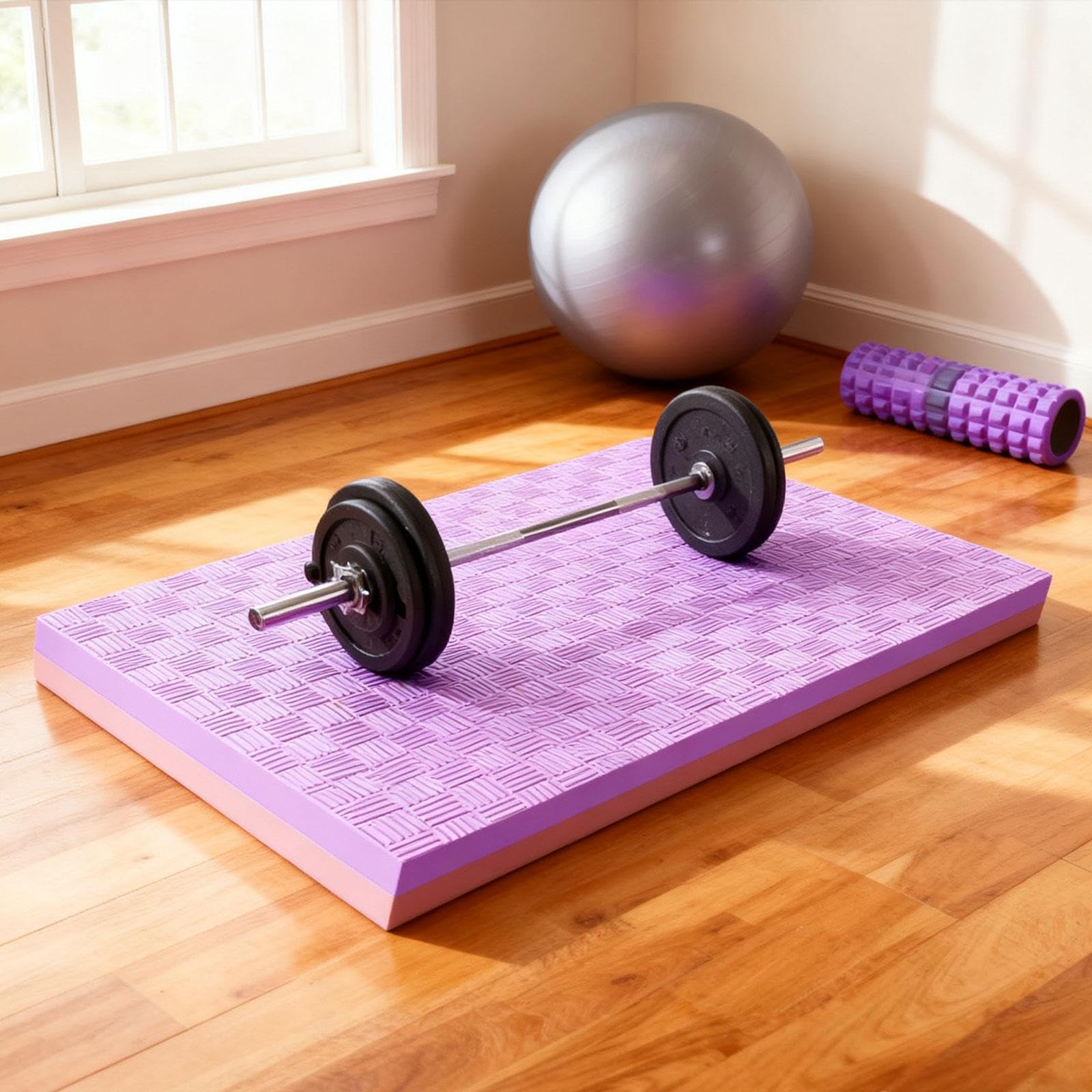 Oshhni Almohadilla de equilibrio para ejercicios, rodilleras para práctica, almohadilla de espuma suave, portátil y cómoda para ejercicios de equilibrio,