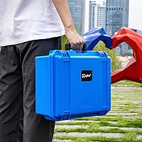 Vista 7 de Lykus Titan M400 - Funda rígida impermeable para DJI Mavic 4 Pro, DJI RC Pro 2/RC2, se adapta a hasta 6 baterías y accesorios en Fly More