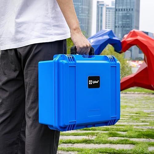 Miniatura 7 de Lykus Titan M400 - Funda rígida impermeable para DJI Mavic 4 Pro, DJI RC Pro 2RC2, se adapta a hasta 6 baterías y accesorios en Fly More