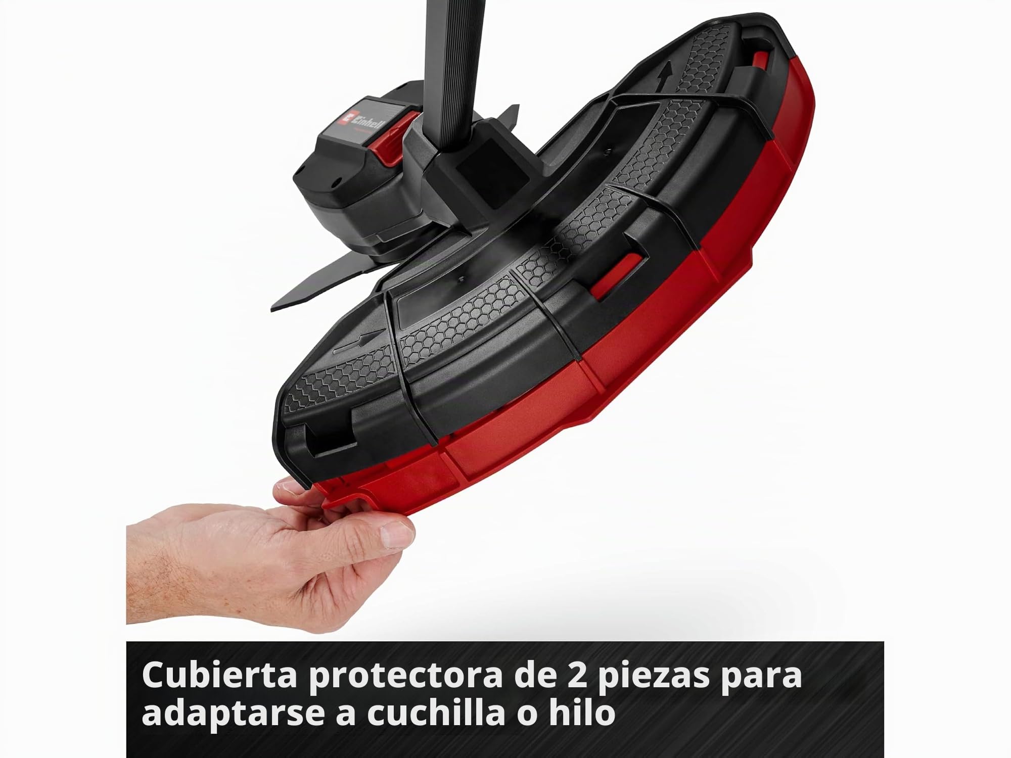 Einhell Professional - Desbrozadora inalámbrica GP-BC 36/430 Li P BL-Solo Power X-Change (36 V, Motor sin carbón, Ancho de Corte 43 cm, Mango en P, Bobina Doble Hilo, Hoja de 3 Dientes, sin batería)