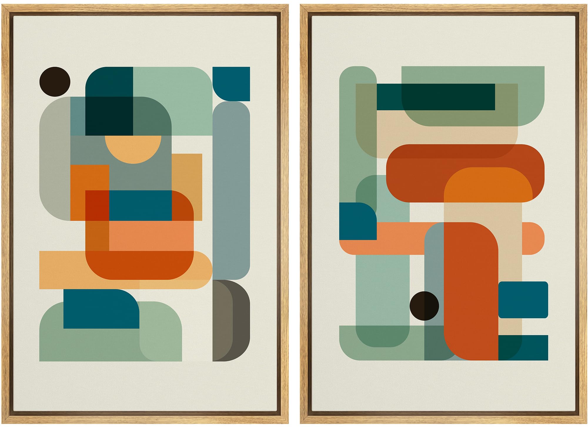 Amazon.com: IDEA4WALL Framed Canvas Print Wall Art Set Mid