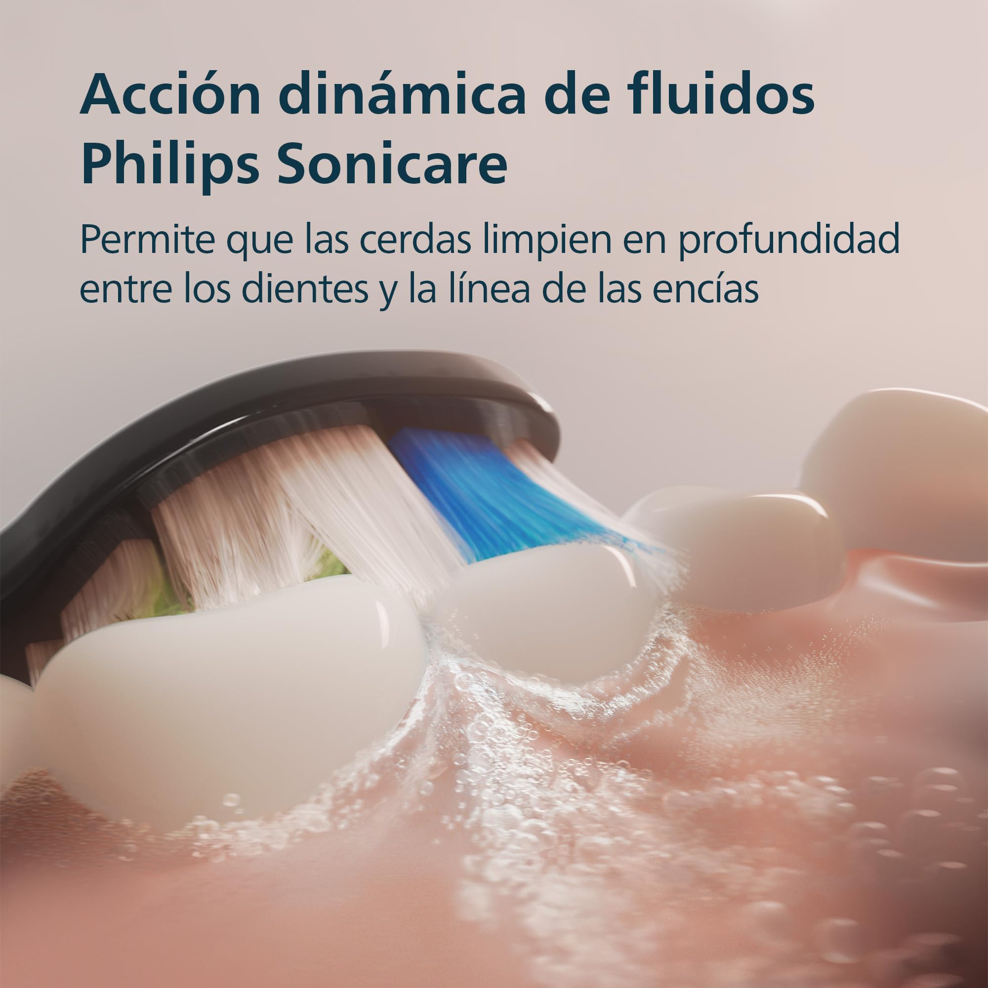 Philips Sonicare Serie 4100 - Cepillo dental sónico con sensor de presión, 4 ajustes de cepillado, función EasyStart, SmarTimer, autonomía de 21 días, estuche, negro, HX4046/52, [Nuevo]