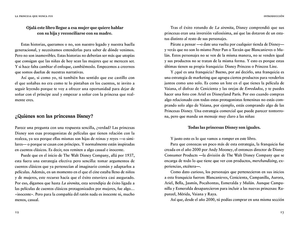 La princesa que nunca fui: Una mirada a las princesas de cuento para hacernos dueñas de nuestras historias (No ficción)