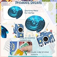 Vista 3 de 36 decoraciones de espirales colgantes con temática de viaje, deja que la aventura comience en buen viaje, decoración de despedida y jubilación