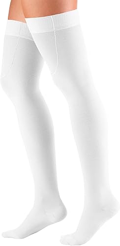 Miniatura 3 de Truform - Medias antiembolismo hasta la cadera para recuperación postquirúrgica estilo hospital, 18 mmHg de compresión para hombres y mujeres,