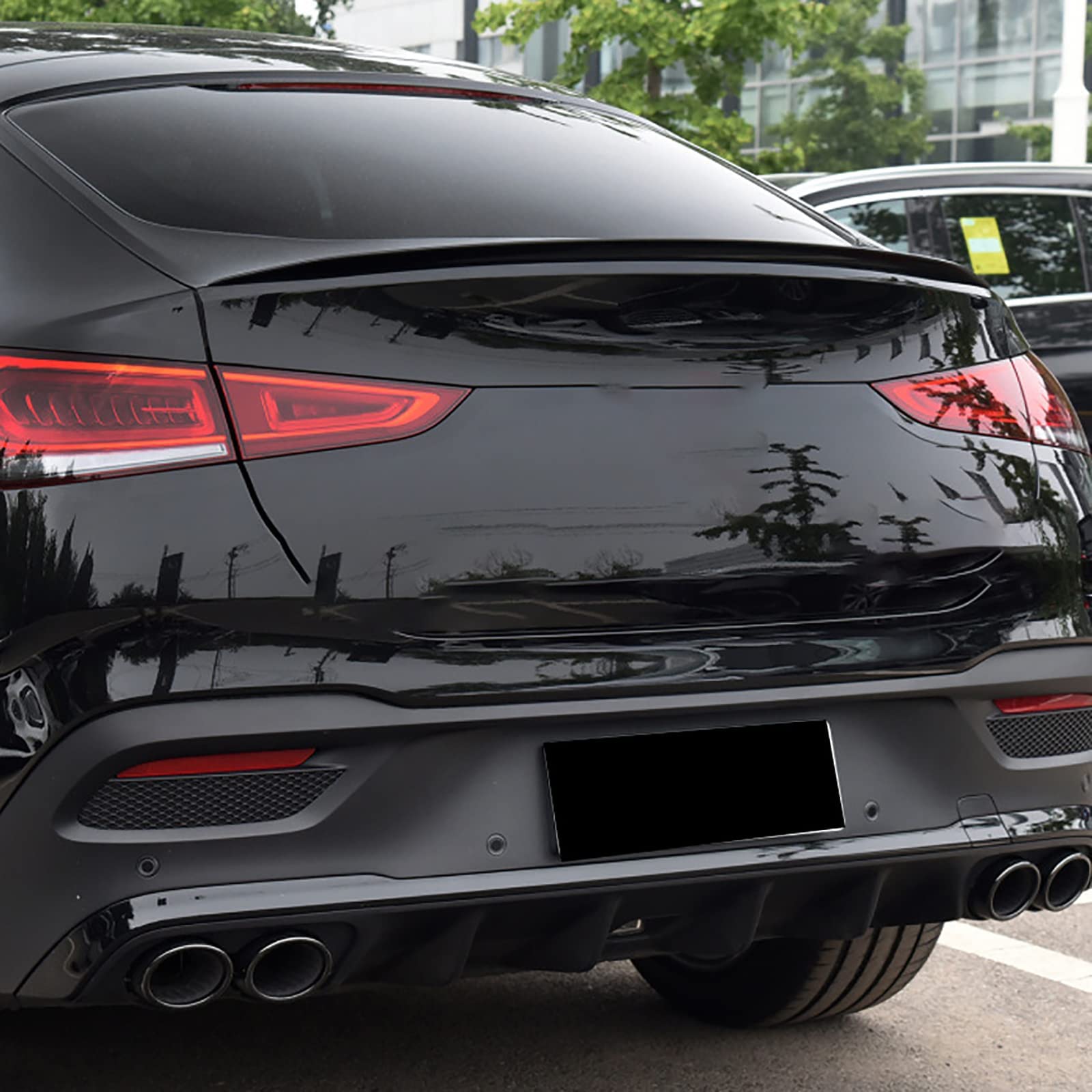 ABS Spoiler Posteriore Alettone Spoiler per Mercedes GLE Coupe C167 GLE350 450 GLE53 AMG Style,Installazione Facile Spoiler Posteriore