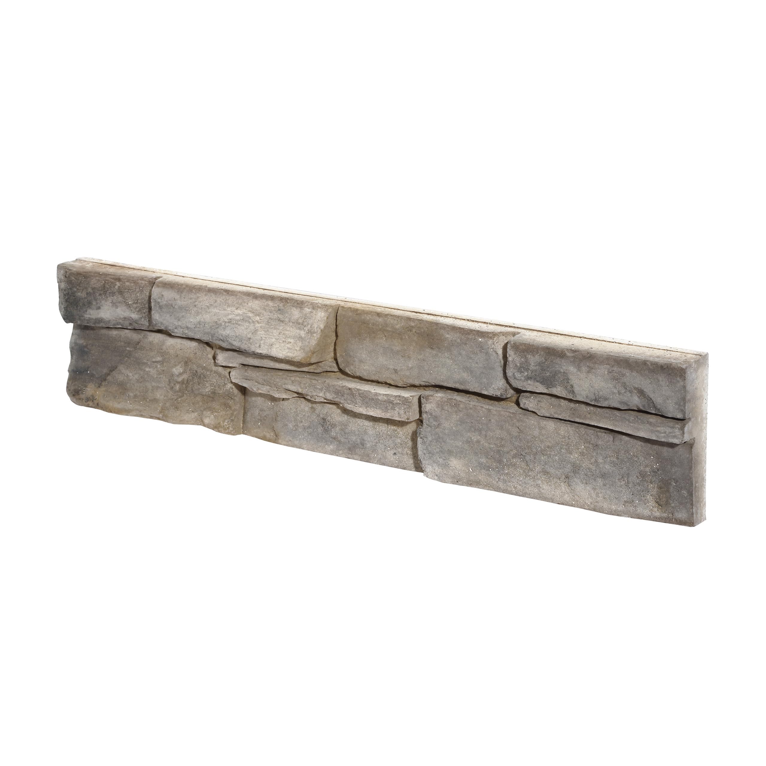 STEGU Grenada 1, Rivestimento Pietra Decorativa, Pannelli Parete Effetto Pietra Naturale, Rivestimento Interno & Esterno Resistente al Gelo, 55 x 11,7 cm, 0,32 m² 5 Pezzi, Grigio Beige