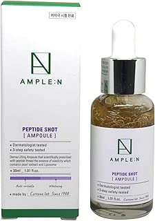 Coreana Lab Ample N Peptide Shot Ampoule 30ml. Helps to adjust the skin color regularly And reduce wrinkles Make the skin look younger - coolthings.us