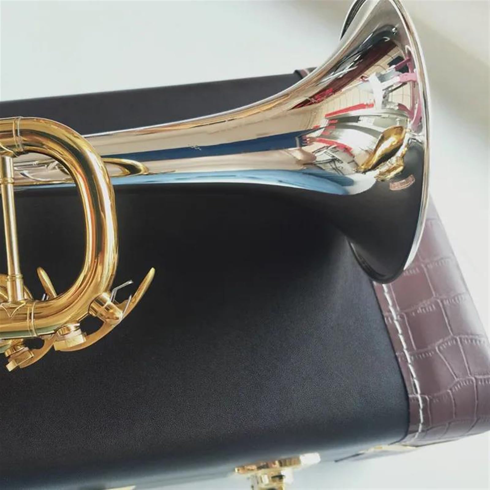 Tromba Per Principianti Tromba Doppio Si Bemolle Placcato Argento Tromba Professionale Strumenti Musicali Ottone
