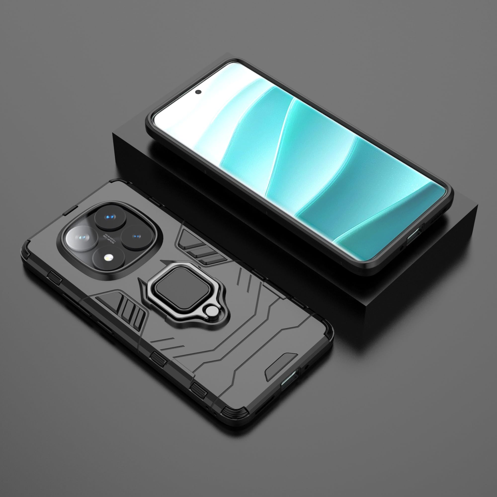 ESHUYI Case For Xiaomi Redmi Note 14 Pro Plus(Pro ) 5G With Expanding Stand And Shockproof TPU Bumper, [Military Grade Anti-Fall Protection], Cover - View #4