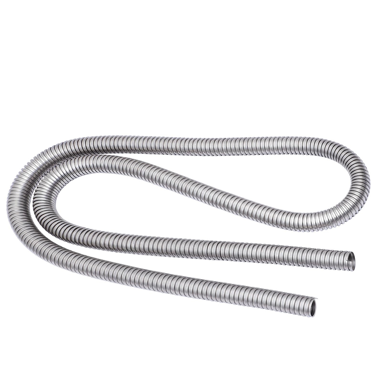 Gaine Argenté de Protection Métallique Acier Inoxydable pour Câble