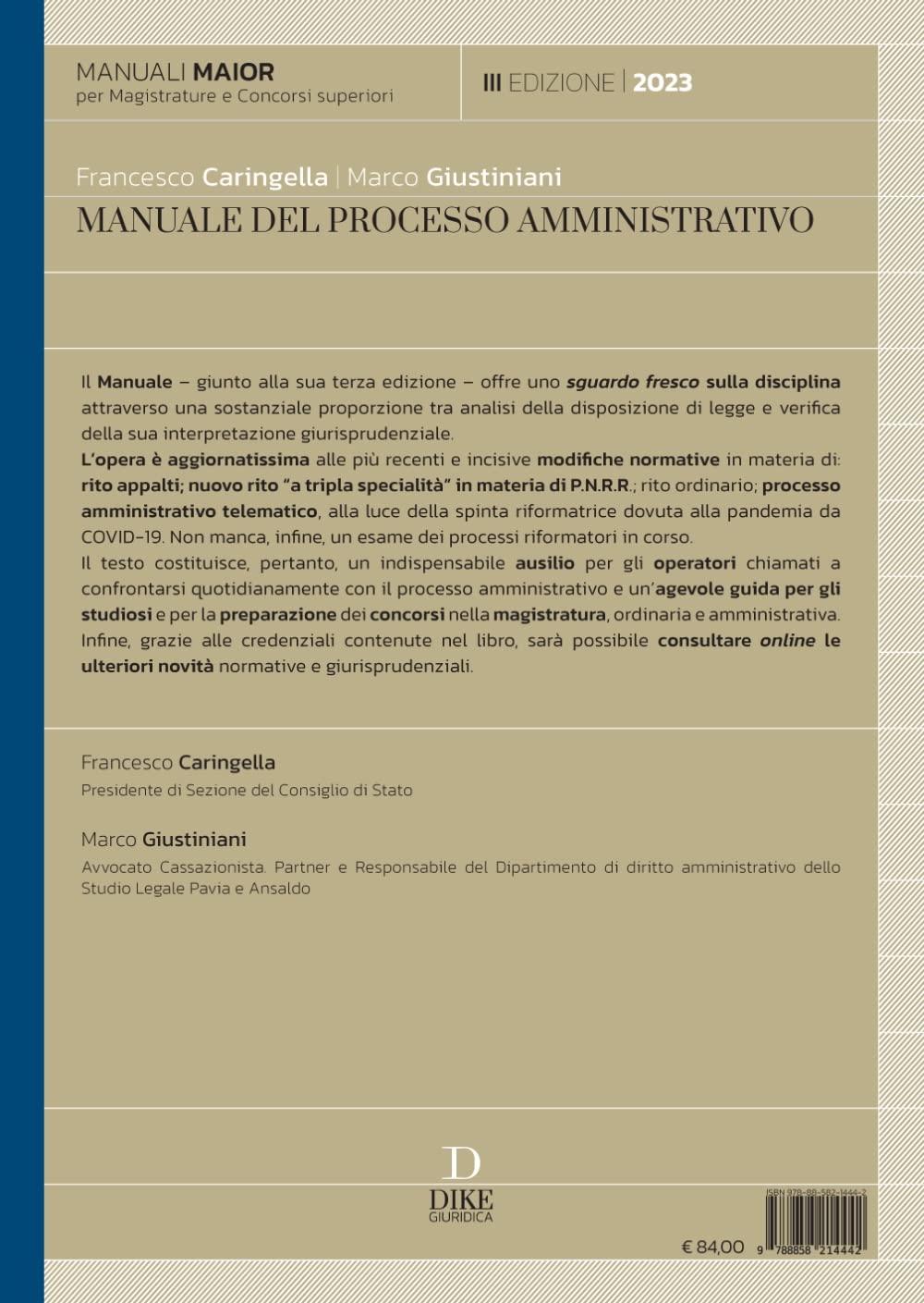 Manuale del Processo Amministrativo