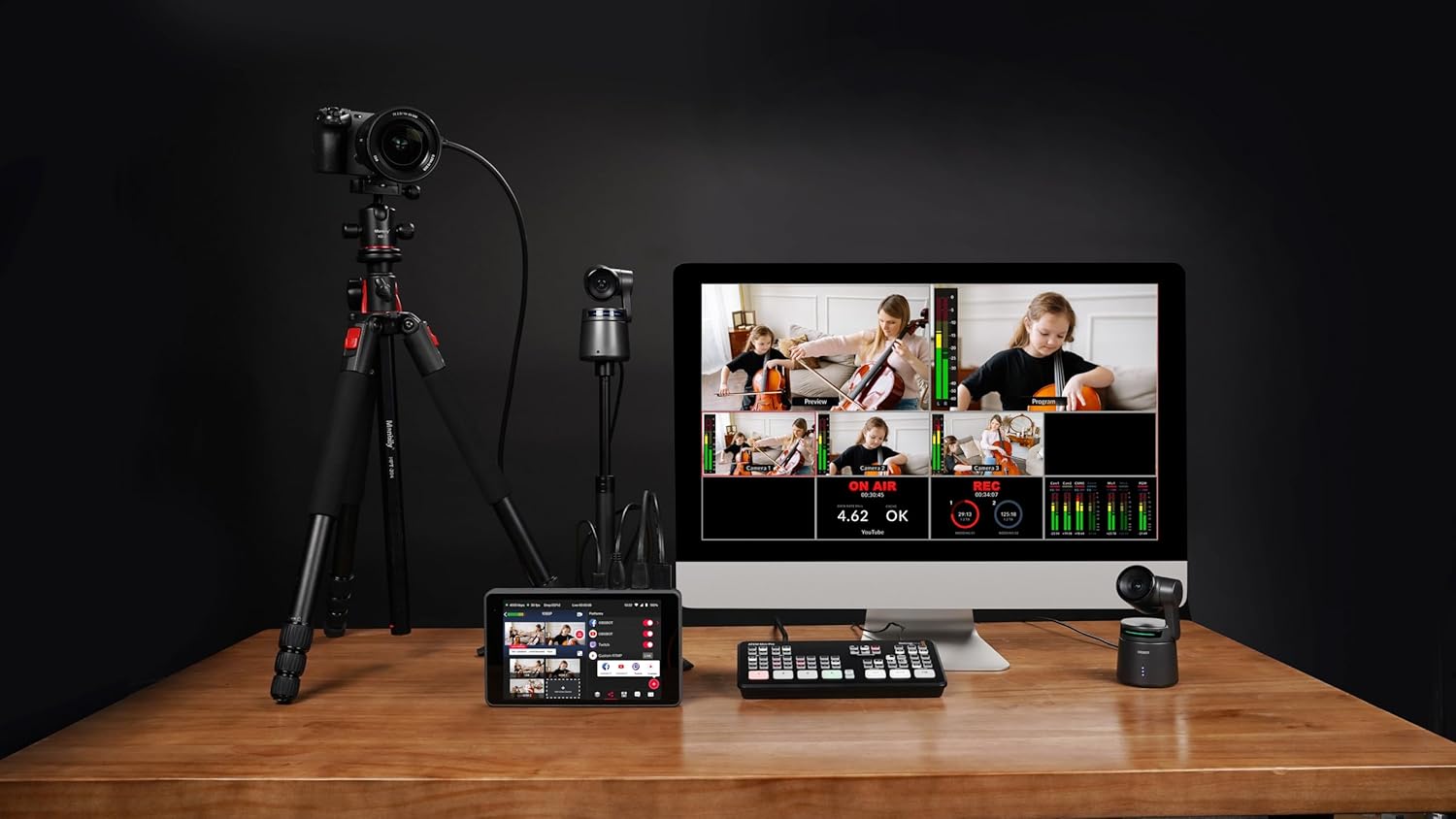 OBSBOT Tail AIR demonstrating AI Auto Tracking for humans, animals, and objects