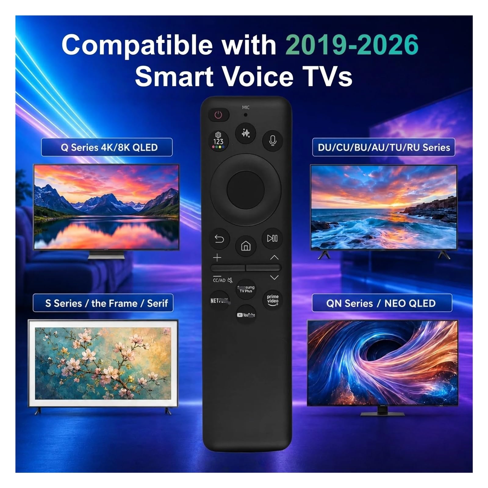 1 Unidad de Control Remoto por Voz Solar BN59-01480A TM2360E AI Nuevo