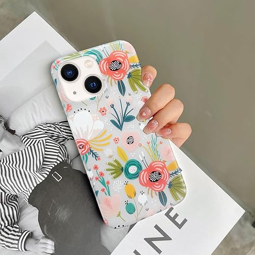 Miniatura 6 de J.west Funda protectora para iPhone 13 de 6.1 pulgadas, estética minimalista moderna, acuarela, bohemio, delgadas, líneas geométricas, patrón de