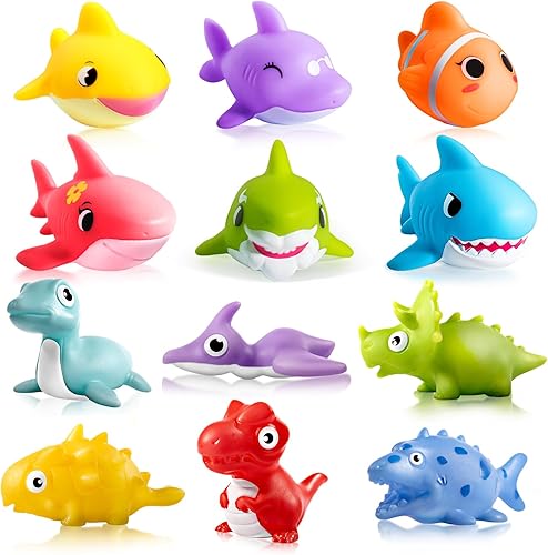 Miniatura 7 de Hely Cancy Juguetes de Baño para Niños - Juguetes para Bebés sin Agujeros para Niños de 1 Año, Niños y Niñas, Juguetes de Agua para Ducha y Piscina