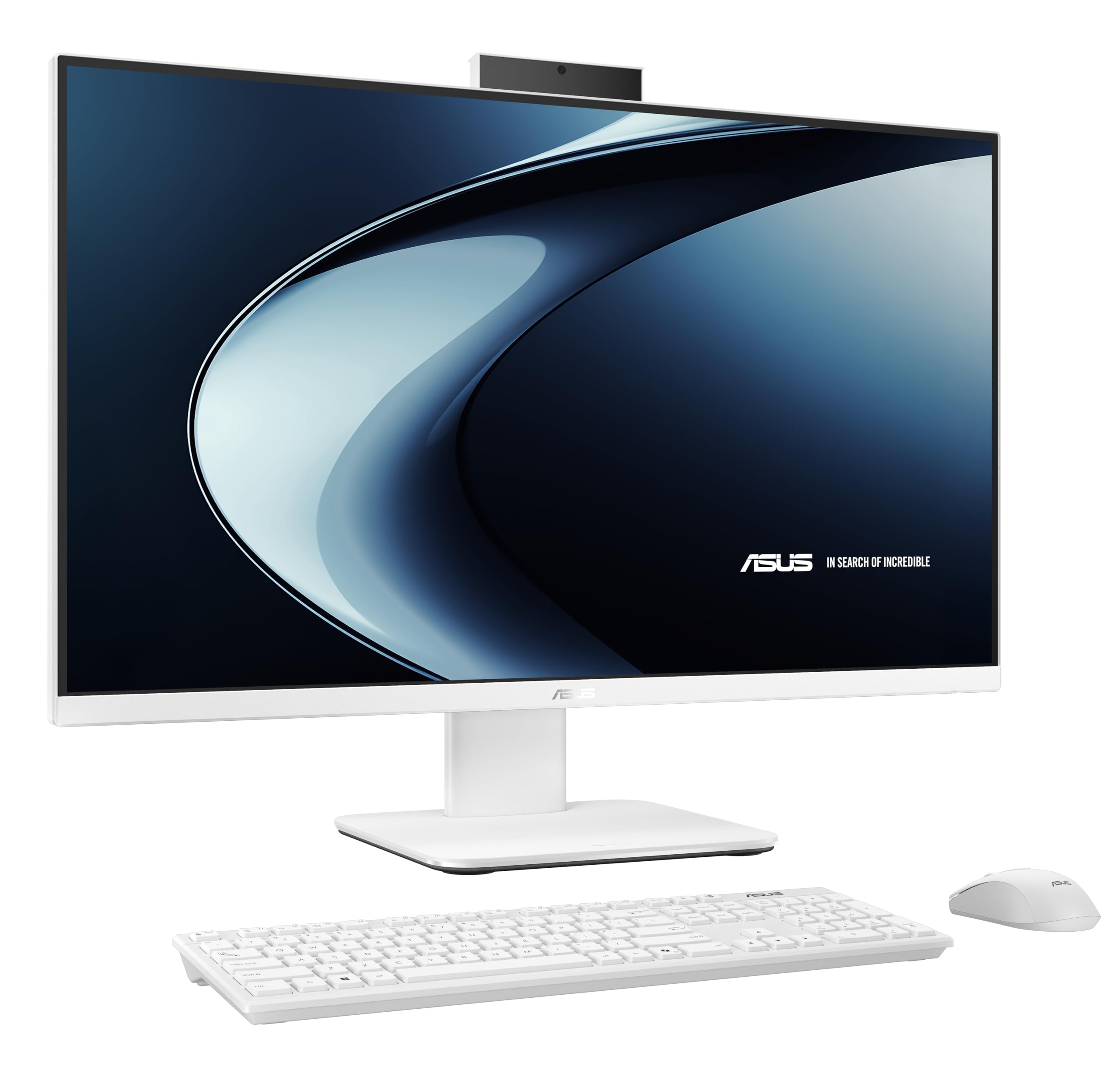 ASUS,ASUS V400 AiO V470VAK-WPE1960 - Sobremesa Todo en uno 27" Full HD (Intel Core 7 240H, 16GB RAM, 512GB SSD, Graphics, Sin Sistema Operativo) Blanco - Teclado QWERTY español