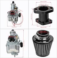 Vista 5 de FVRITO VM22 26mm Carburador para Predator 212 Carburador 212cc 196cc Coleman CT200U CT200U-EX BT200X KT196 Mini Bike Go Kart Baja Warrior MB200
