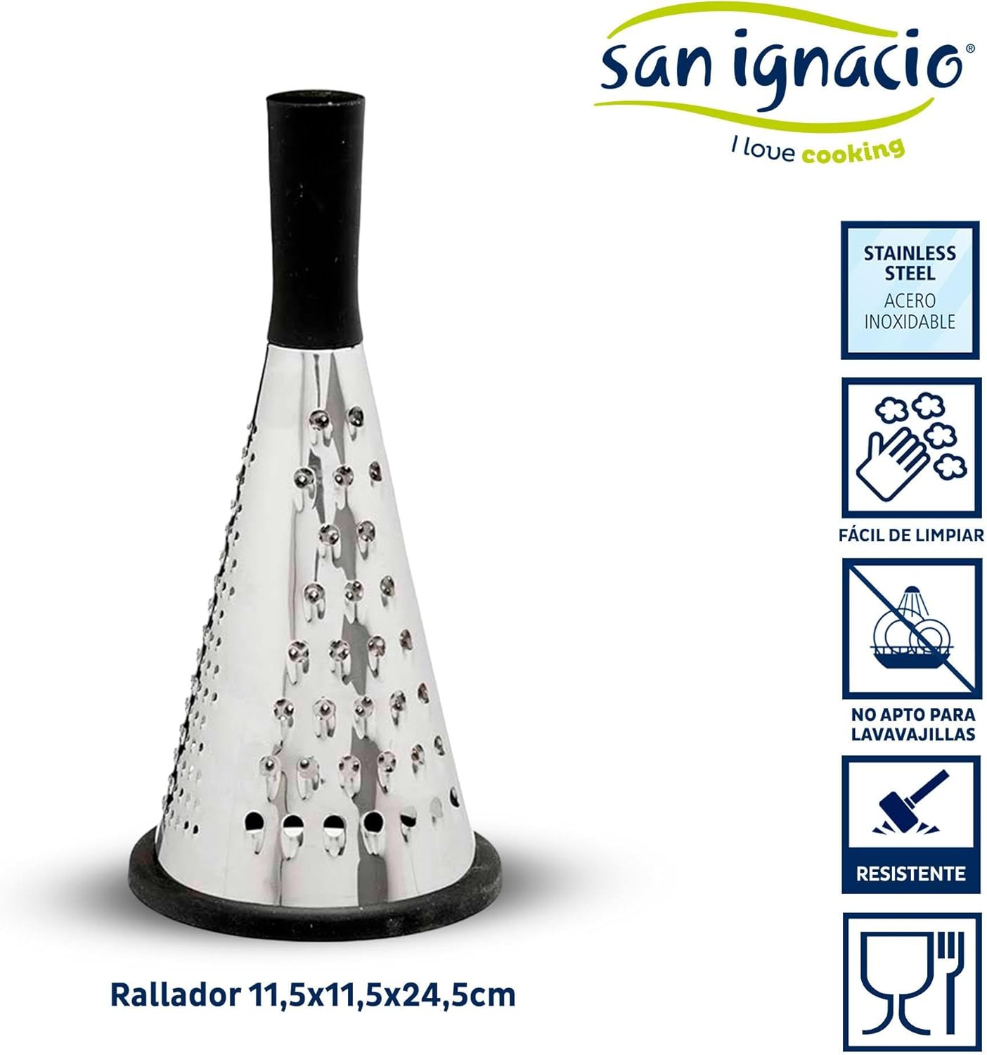 Kinvara Collection Multi-Functional Steel Round Grater