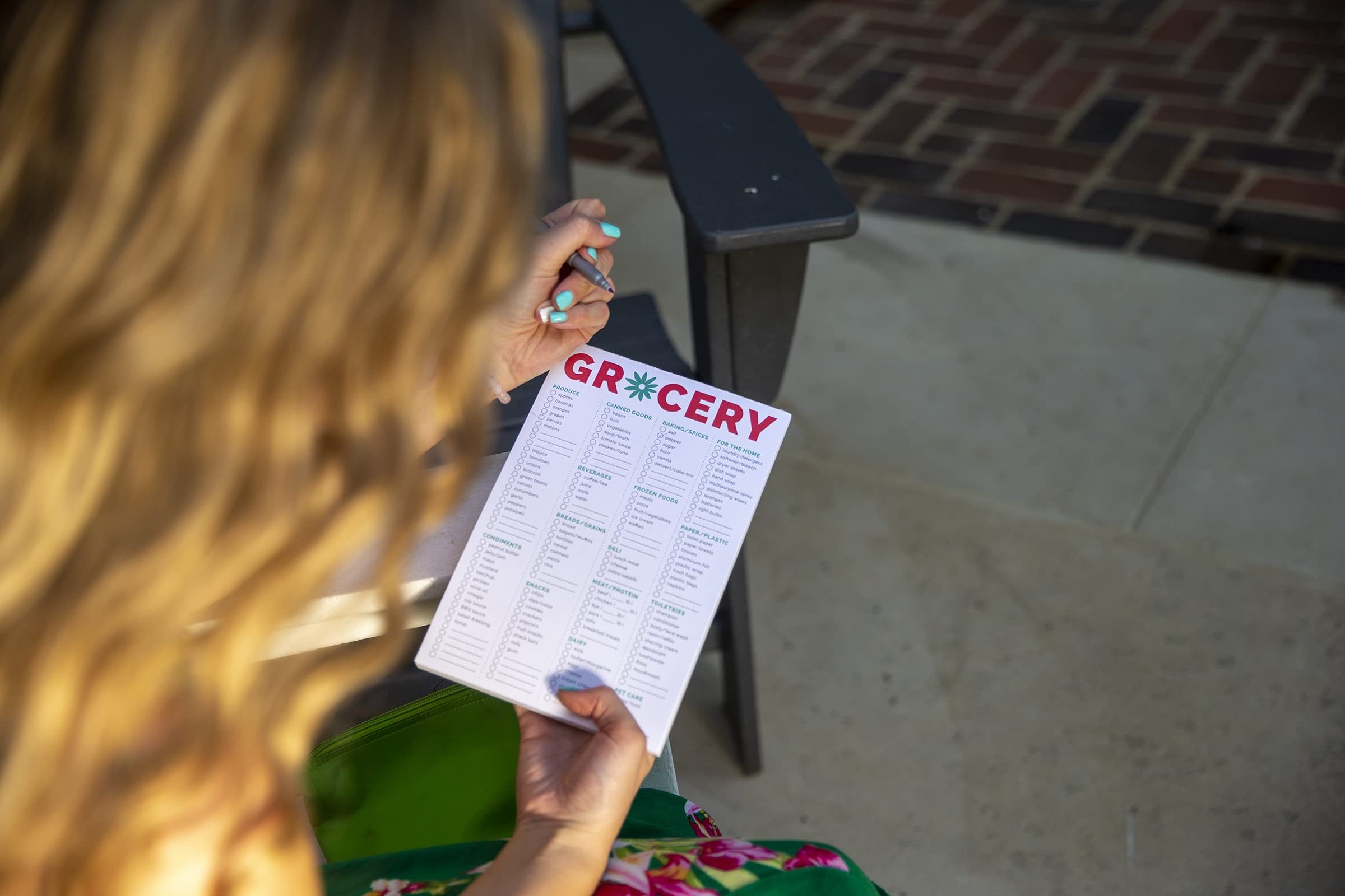 bloom Daily Planners Shopping List to Do Block Weekly