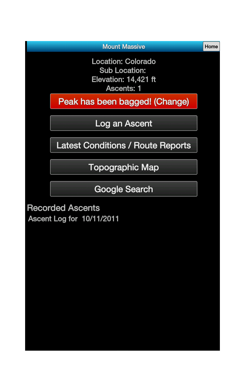 the Colorado hiking for Android