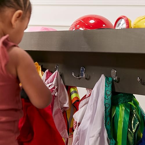 Miniatura 9 de ECR4Kids Streamline Isla de disfraces para niños, organizador de disfraces, gris lavado