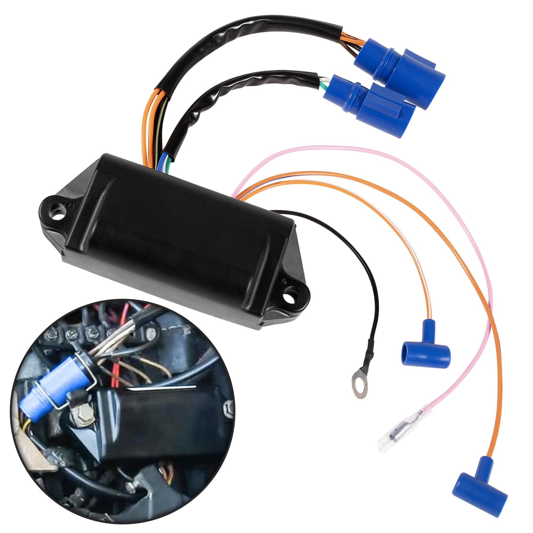 113-5316 Power Pack Ignition Module Compatible with Johnson Evinrude 1992-2005 35HP 40HP 50 HP 2-Cylind