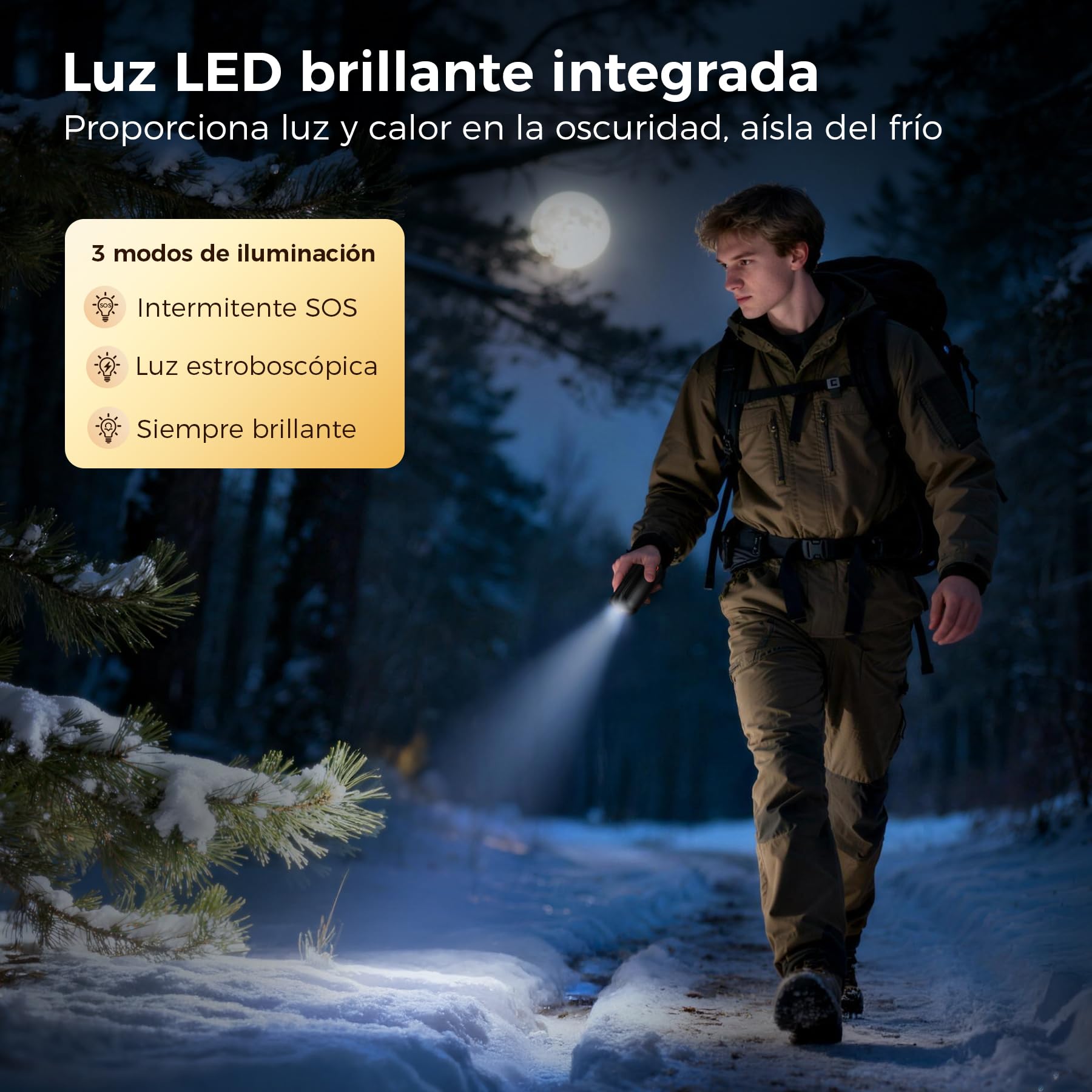 VIWAVE 2 Piezas Calentador de Manos Recargable,Calienta Manos de Bolsillo Reutilizables con LED,Calentador Electrico USB y 5 Ajustes de Temperatura,Portátil Calientamanos Regalos Mujer Hombre — view 7