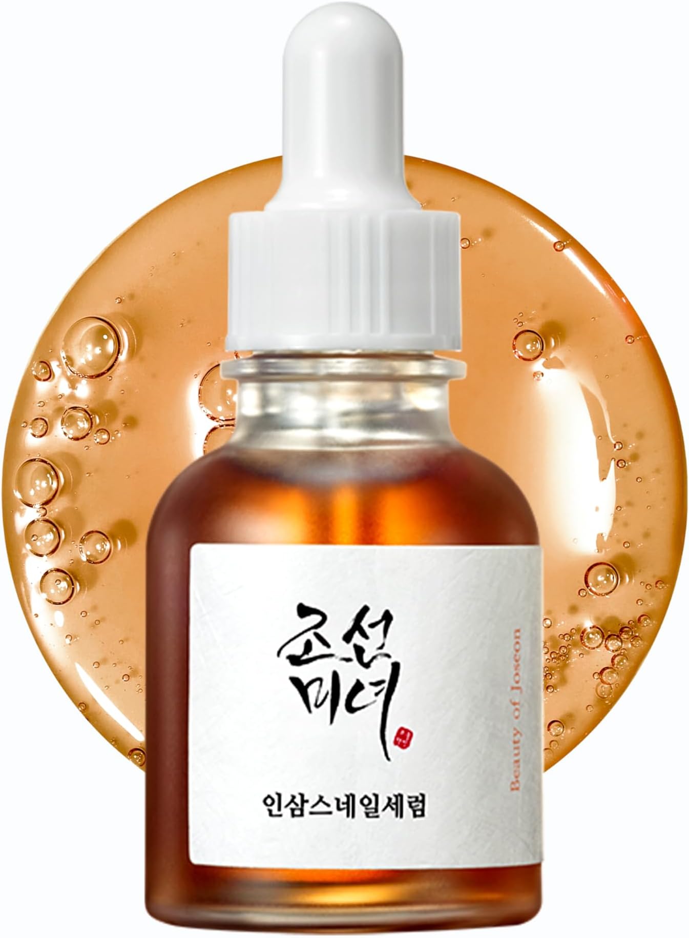Revive Serum Snail Mucin Ginseng Hydrating Face Moisturizer for Wrinkles Acne Scars Dull Skin Elasticity Snail Mucin Peptide Korean Skincare for Men and Women, 30ml