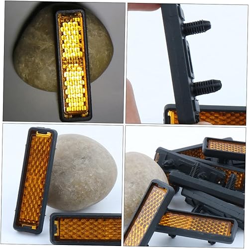 Miniatura 3 de VANZACK Reflectores de pedal, 20 piezas, accesorios para bicicletas para bicicleta pedales MTB, reflectores de radios de pedales, reflectores de