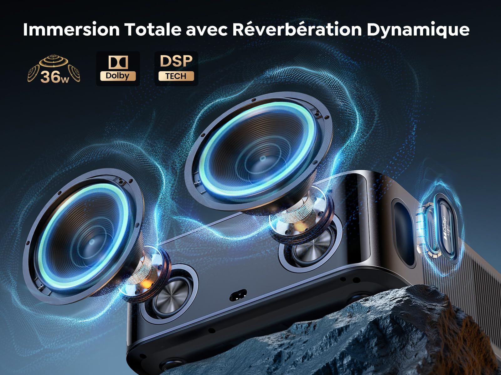 Vidéoprojecteur 4K【1600 ANSI | Compatible Netflix | Dolby 36W】TOPTRO X9 Rétroprojecteur 4K Supporté FHD 1080P Natif, Auto Focus/Keystone WiFi6 Bluetooth 5.4 Projecteur Video Home Cinéma Extérieur/PS5
