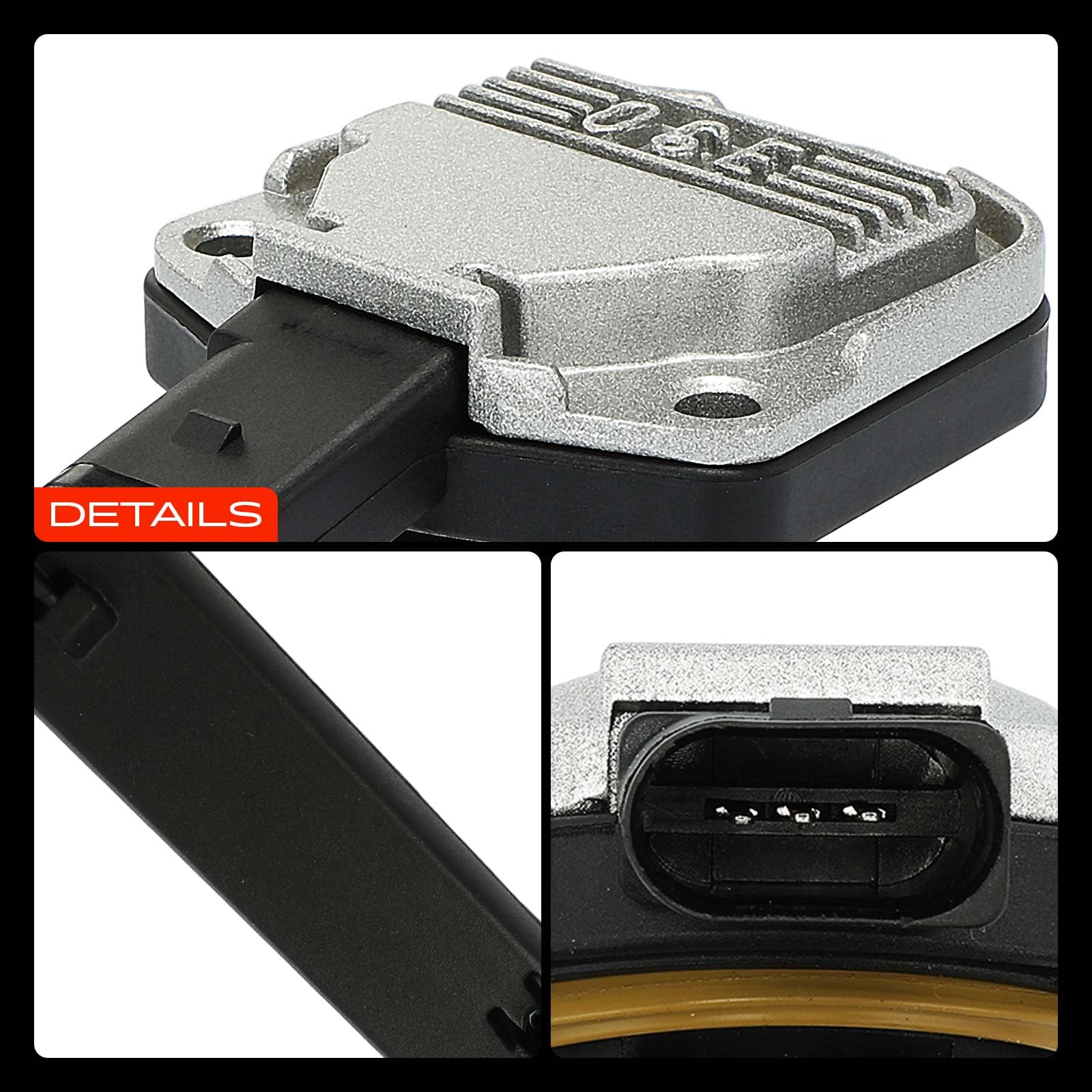 Frankberg 1x Ölstandsensor 3-Polig Kompatibel mit A4 8EC B7 A4 Avant 8ED B7 A4 Cabriolet 8HE A3 8P1 A6 4F2 C6 A6 Allroad 4FH C6 A6 Avant 4F5 C6 A1 8X1 8XK Replace# 06E907660