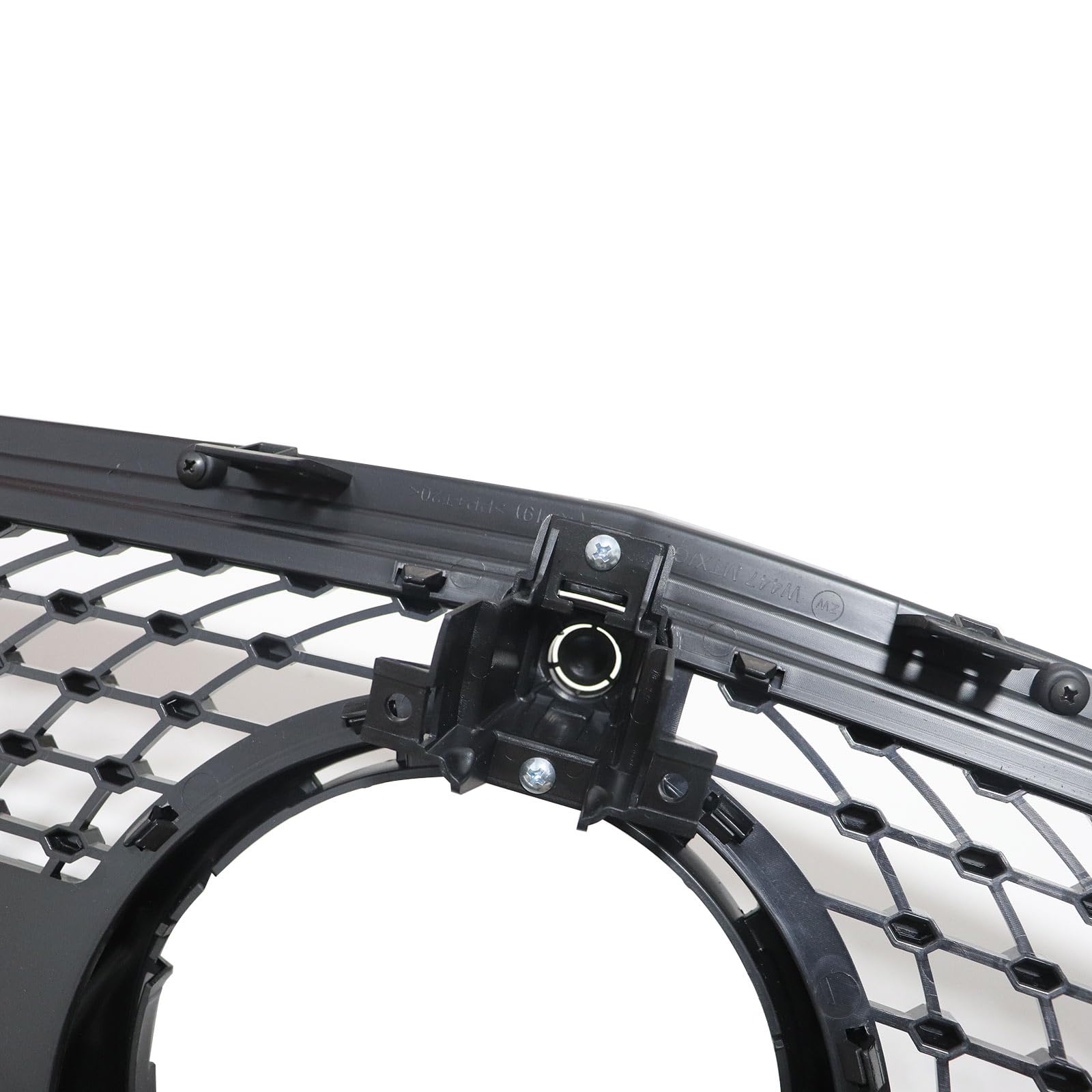 Diamantgrill Kühlergrill Schwarz Kompatibel mit Mercedes V Klasse W447 V250 V300 V260 2014-2019