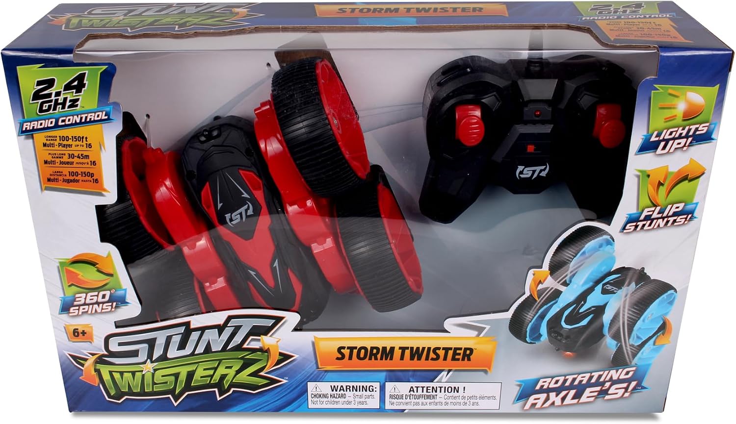 NKOK Storm Twister (2.4GHz Double-Sided Stunt); Epic Stunts; Grippy Tires; Colors Will Vary