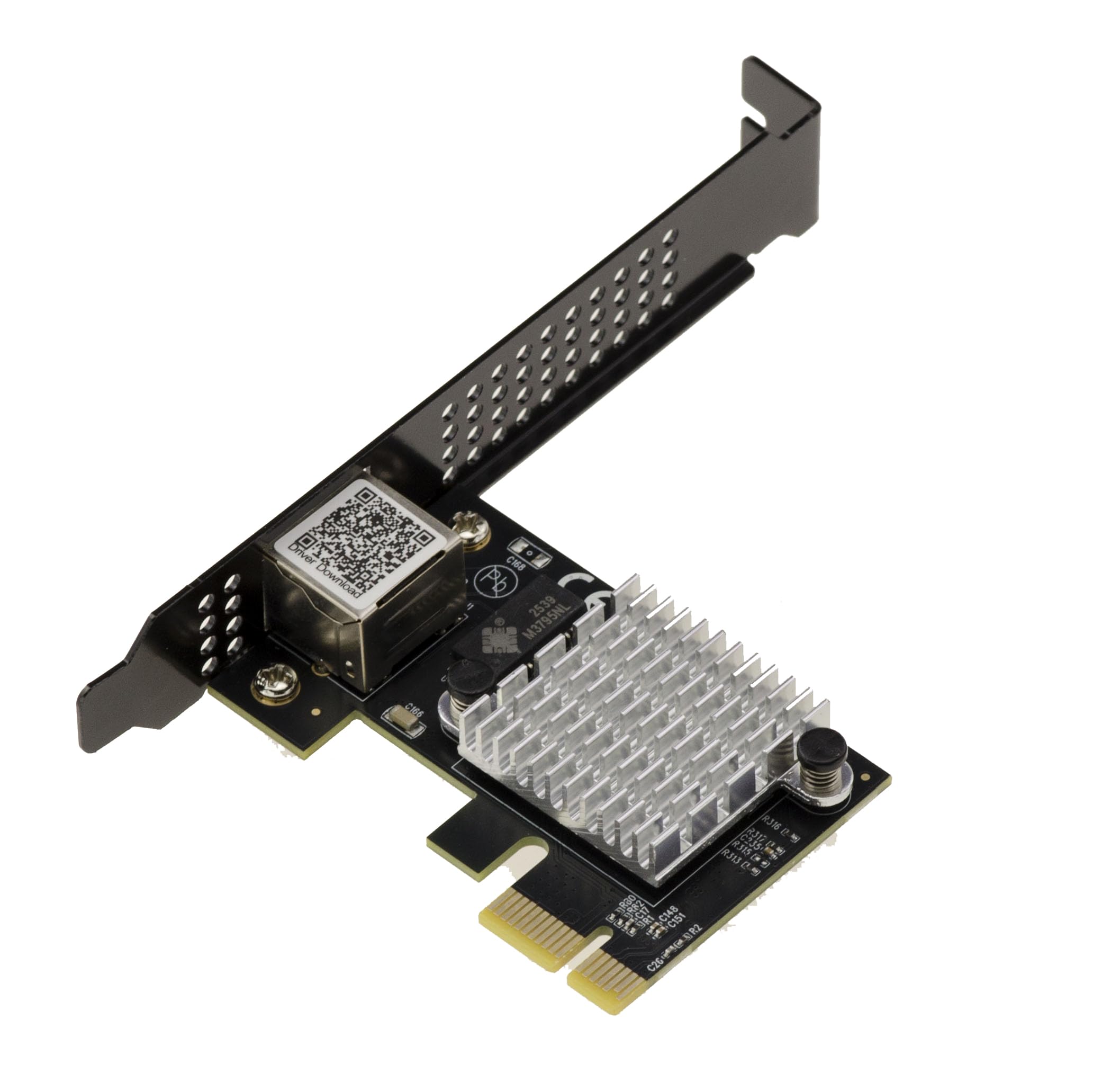 KALEA-INFORMATIQUE Carte PCIe Gen4 RJ45 10G Realtek RTL8127 | Carte réseau PCIe Gen4 à un port RJ45 10 Gigabit Ethernet compatible 1G, 2,5G, 5G et 10G avec contrôleur Realtek RTL8127.