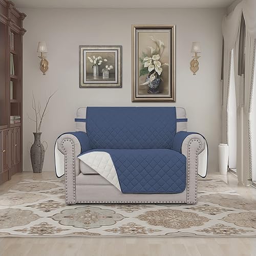 Miniatura 89 de Easy-Going - Funda reversible para sofá, resistente al agua, con varillas de espuma y correas elásticas, protector de muebles para mascotas y perros