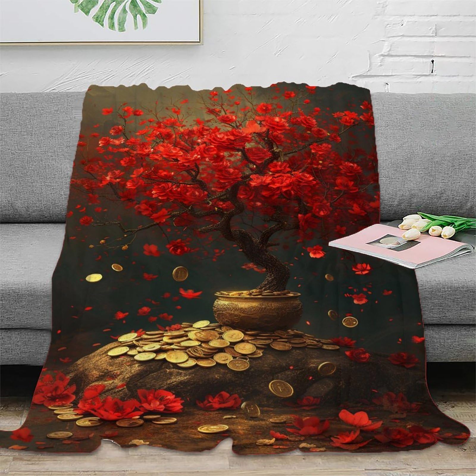 Couverture polaire microfibre 3D plaid chaud grand lit enfant lavable machine 150x200