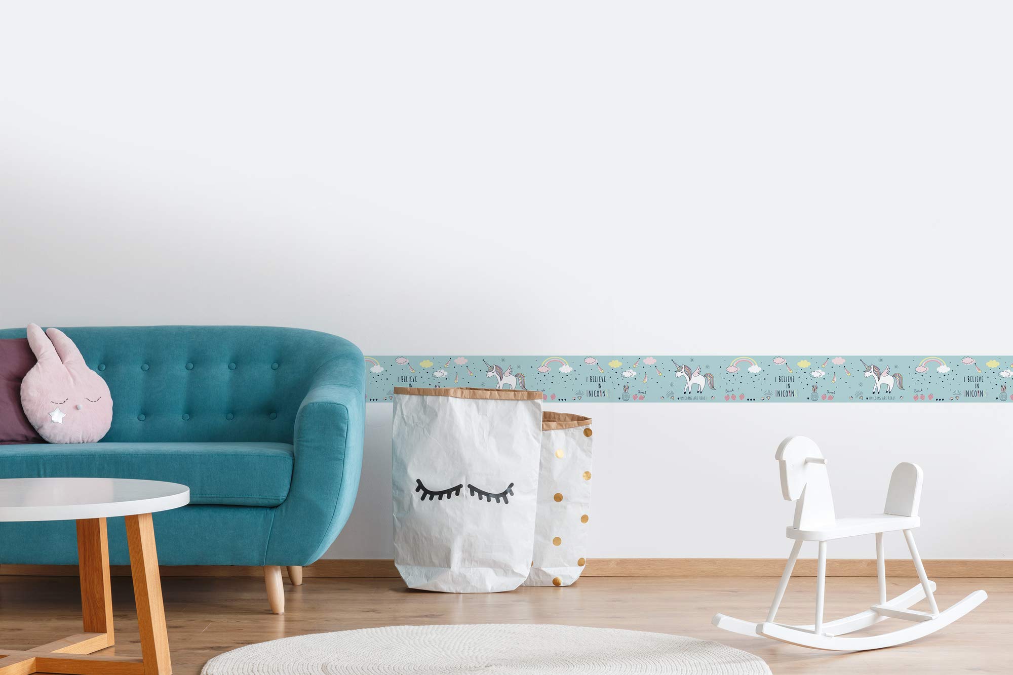 A.S. Création Lovely Kids Wall Border Self-Adhesive Jungle Friends Wall