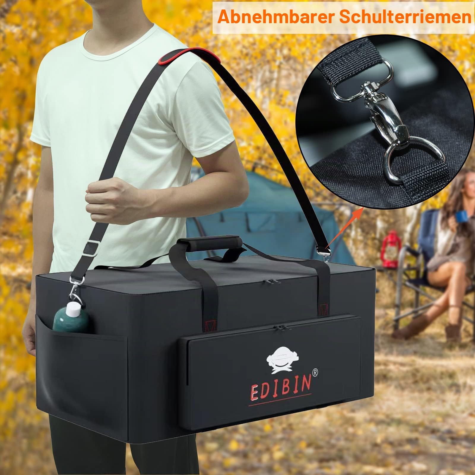 Grill-Tragetasche passend für Weber Q1400 Q1000 Q1200, Passend für Q1000/Q1200/Q1400-Upgrade-Tasche, Typ 2, Individuell