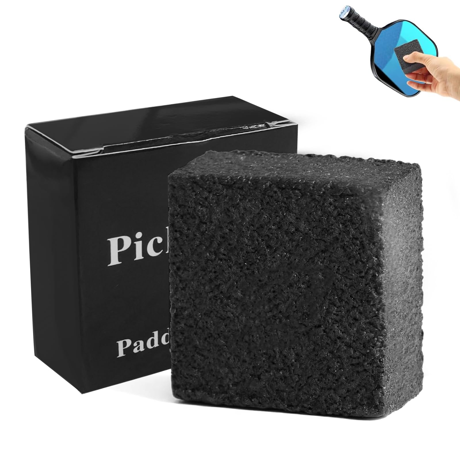 CoolShef Pickleball Paddle Eraser | Rubber Pickle Ball Racket Cleaner for Carbon Fiber Paddles | Fast & Easy Rubber Eraser to Wipe Off Dirt, Ball Residue & Surface Marks-image-47
