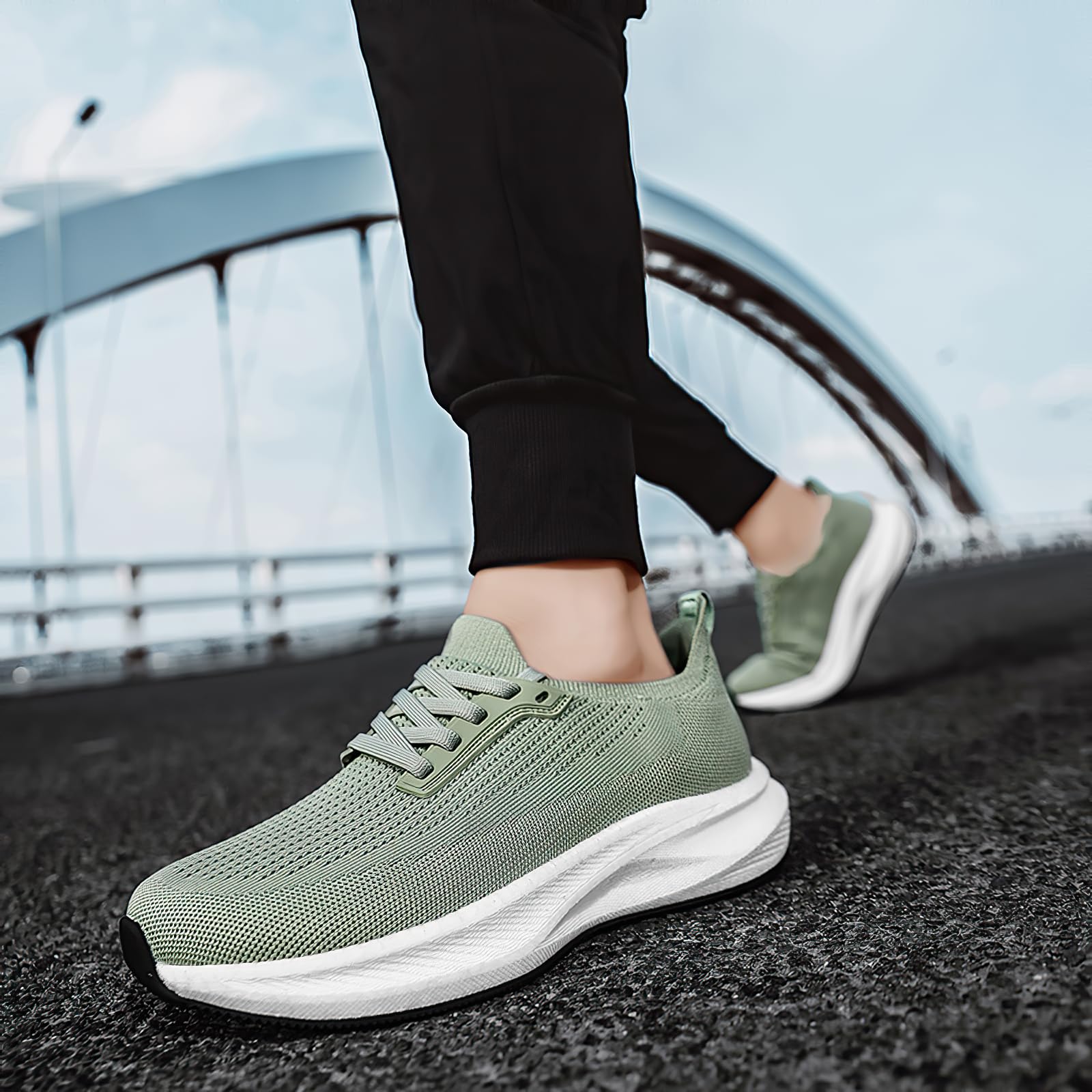 AONETIGER Zapatillas Trail Running Hombre Mujer Punta Ancha Zapatos de Deportivas Ligeras Antideslizantes Calzado de Correr Transpirables Zapatillas de Trekking 36-47EU