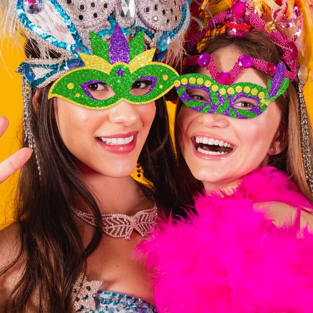 YRPACFB Carnival Party Mask, Mardi Gras Mask, Carnival Eye Masks, Party Cosplay Costume - Image 3