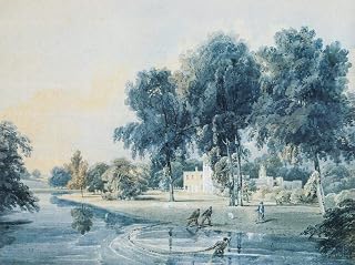 Toperfect 19 Famous Paintings - Hous watercolour scenery Thomas Girtin Landscapes stream - Handmade Oil Art on Canvas -07, $50-$2000 Hand Painted by Art Academies' Teachers