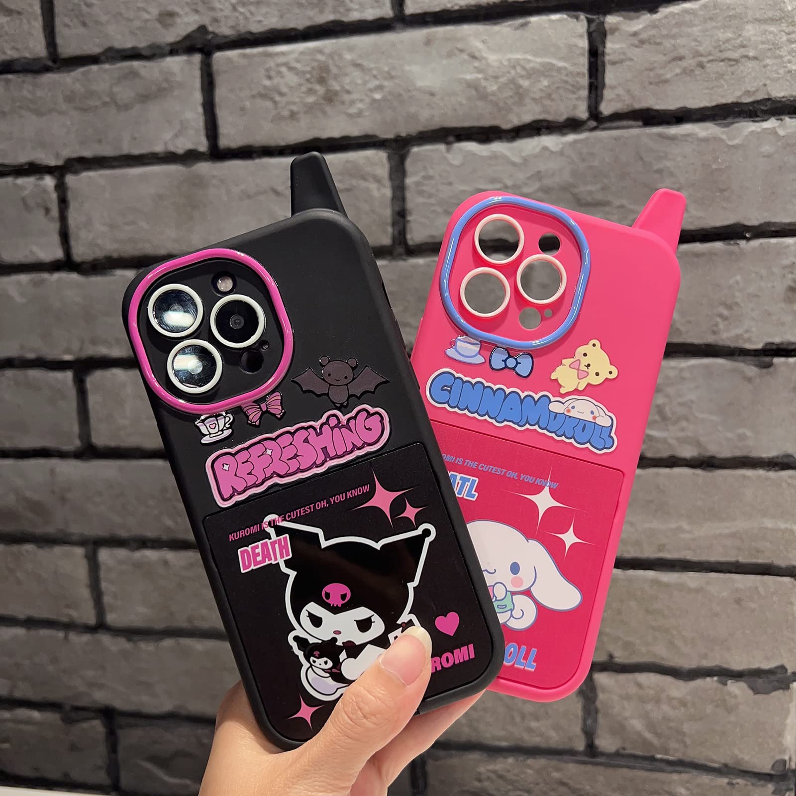 Amazon.com: WZERTOIX 適用於iPhone 12 可愛卡通保護套,復古卡哇伊手機
